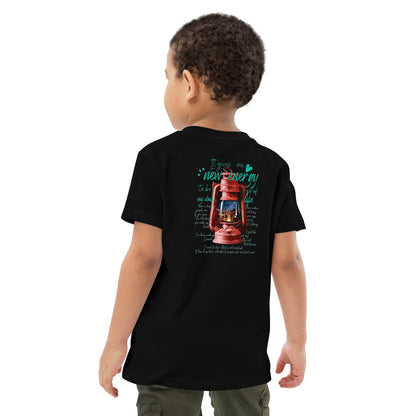 Camp lantern Organic cotton kids t-shirt