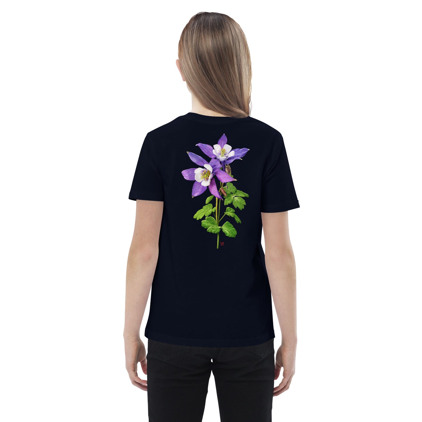 Columbine Organic cotton kids t-shirt