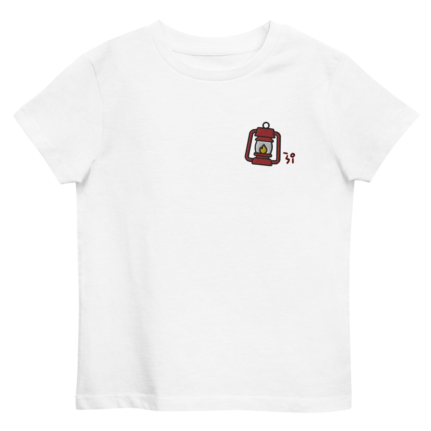 Camp lantern Organic cotton kids t-shirt