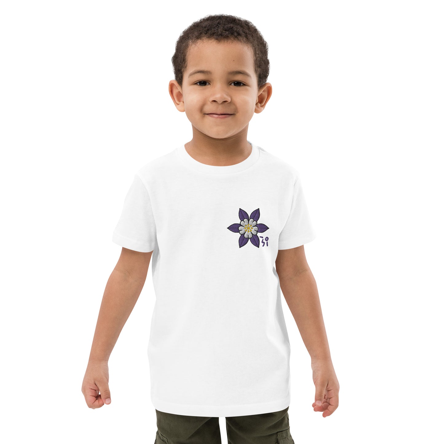 Columbine Organic cotton kids t-shirt