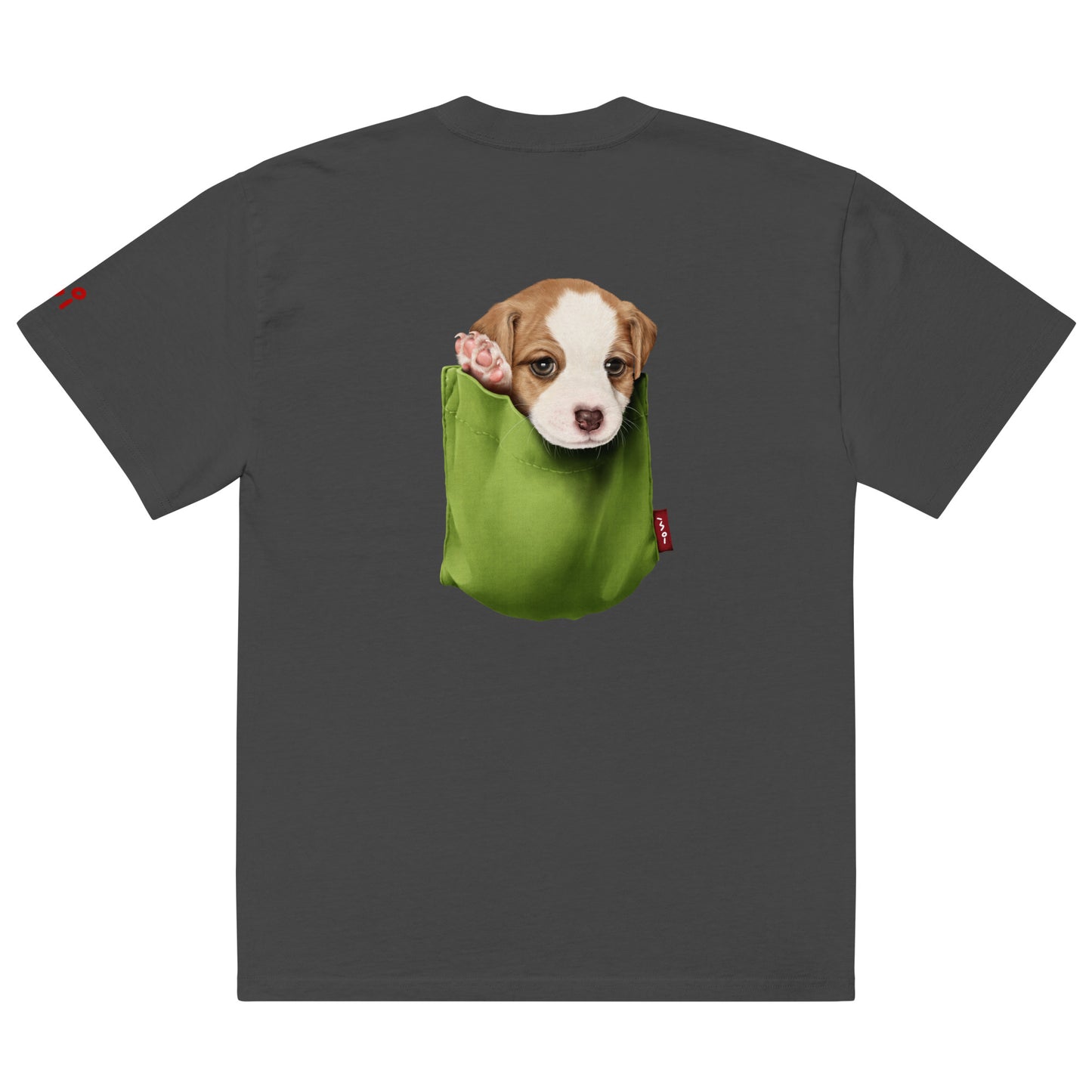 Jack Russell Terrier Oversized faded t-shirt