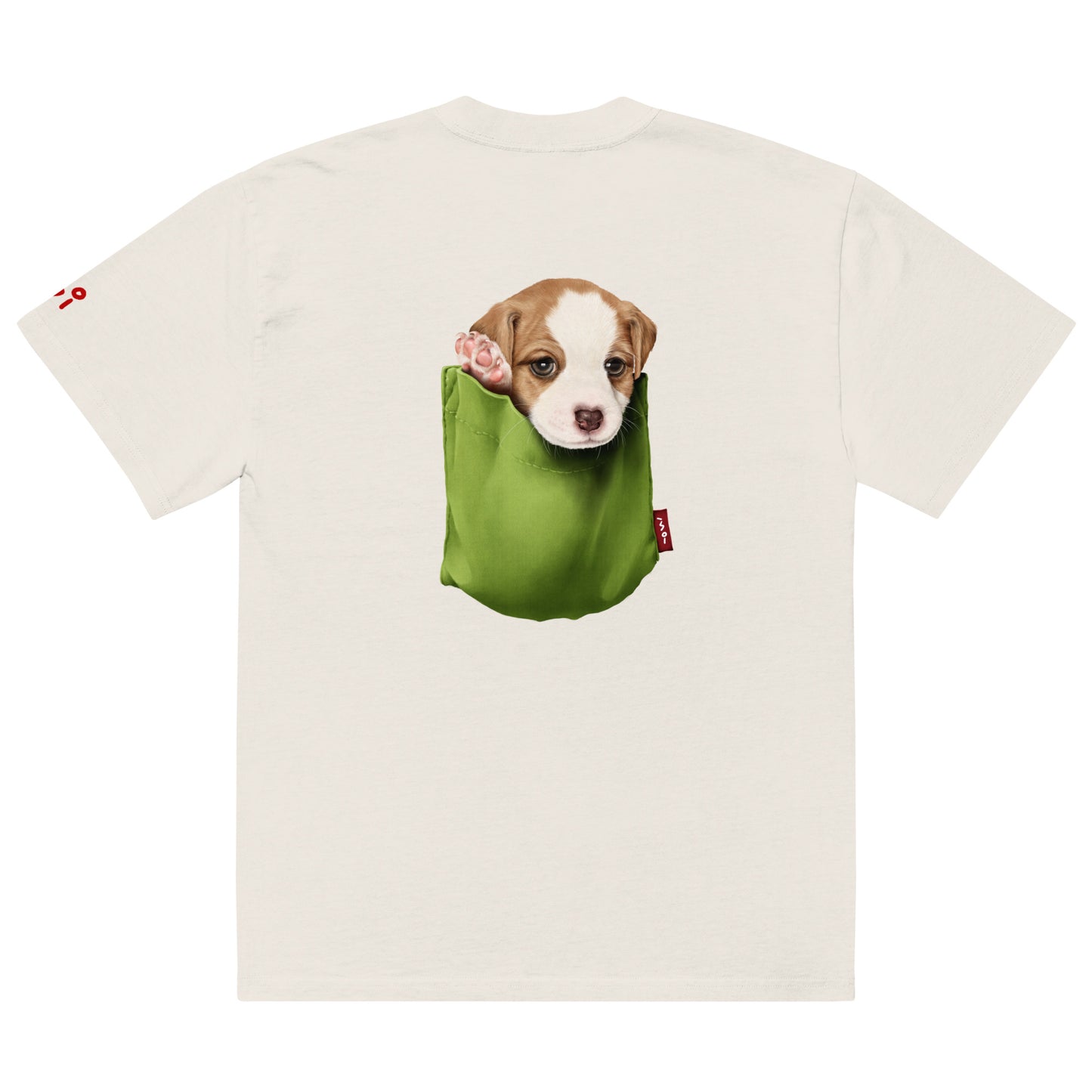 Jack Russell Terrier Oversized faded t-shirt