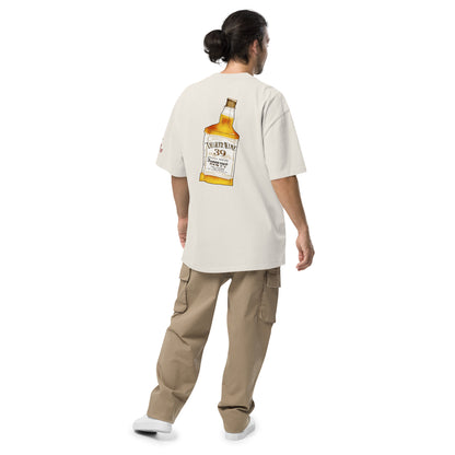 Whiskey Oversized faded t-shirt