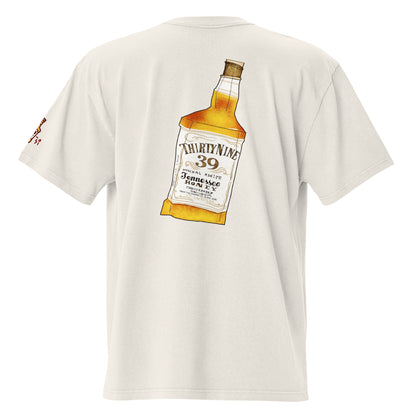 Whiskey Oversized faded t-shirt