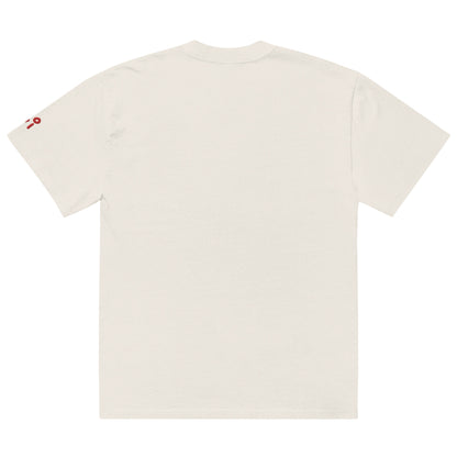 Chinese quince Oversized faded t-shirt