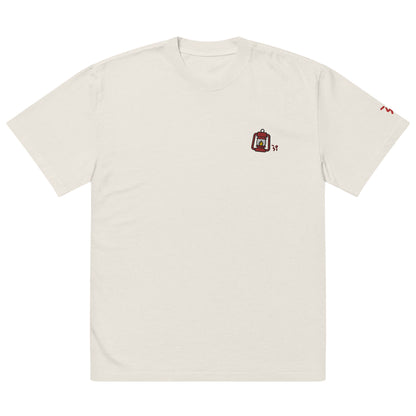 Camp lantern Oversized faded t-shirt