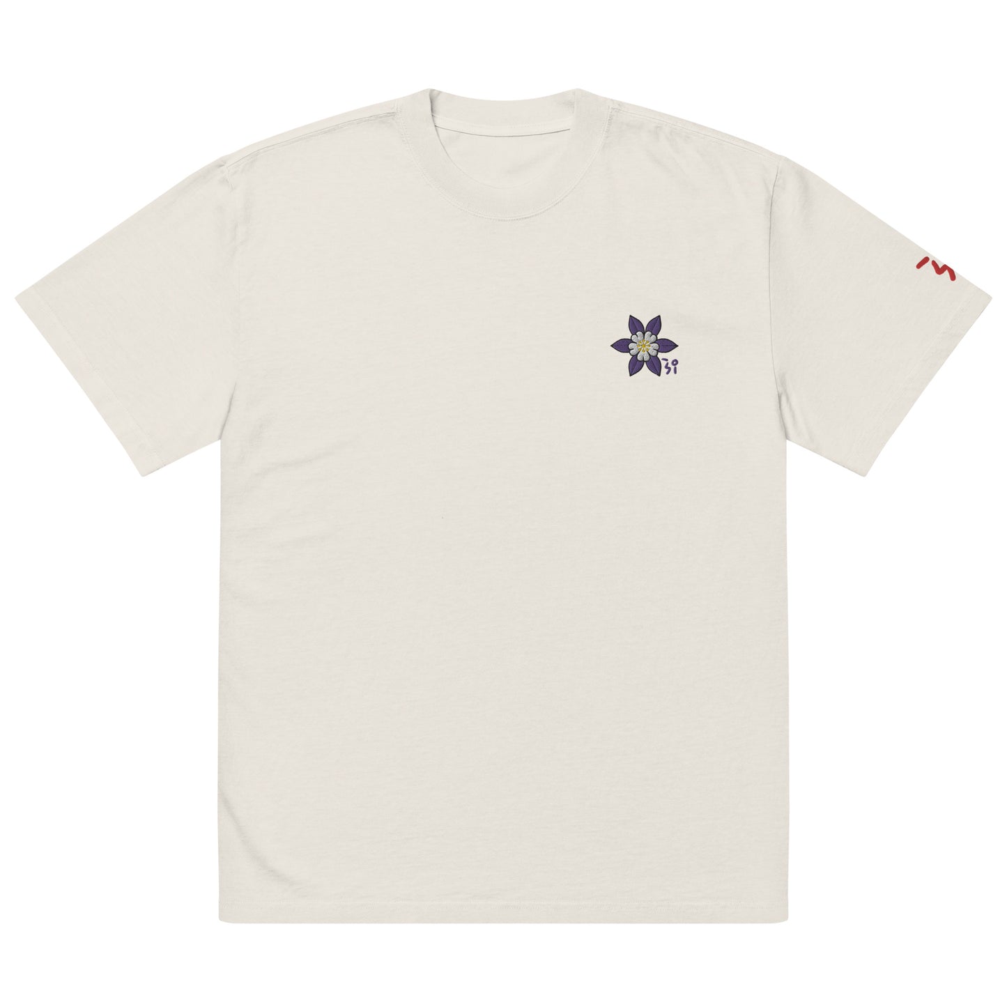 Columbine Oversized faded t-shirt