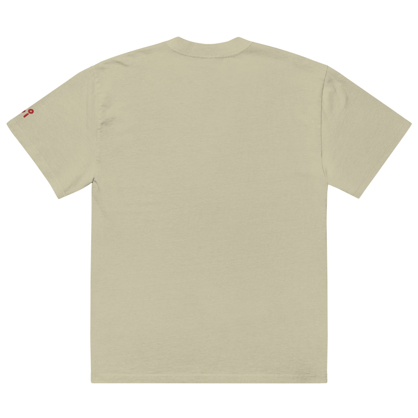 Chinese quince Oversized faded t-shirt