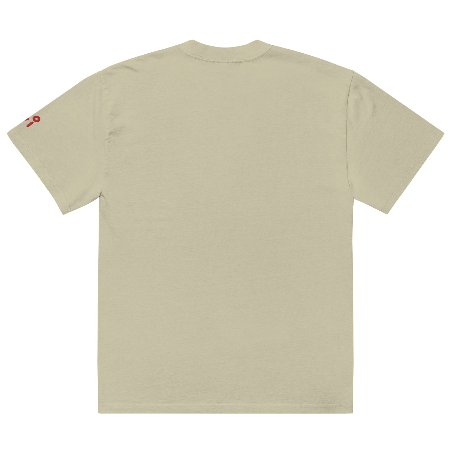 Chinese quince Oversized faded t-shirt