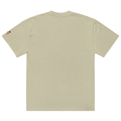 Chinese quince Oversized faded t-shirt