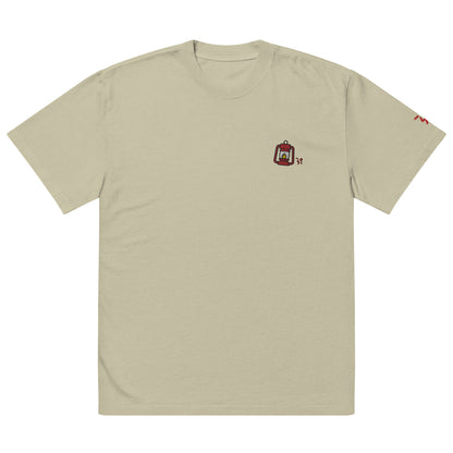 Camp lantern Oversized faded t-shirt