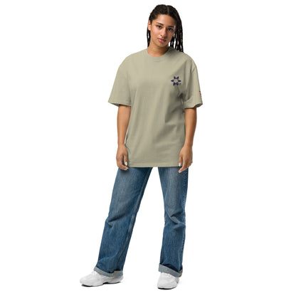 Columbine Oversized faded t-shirt