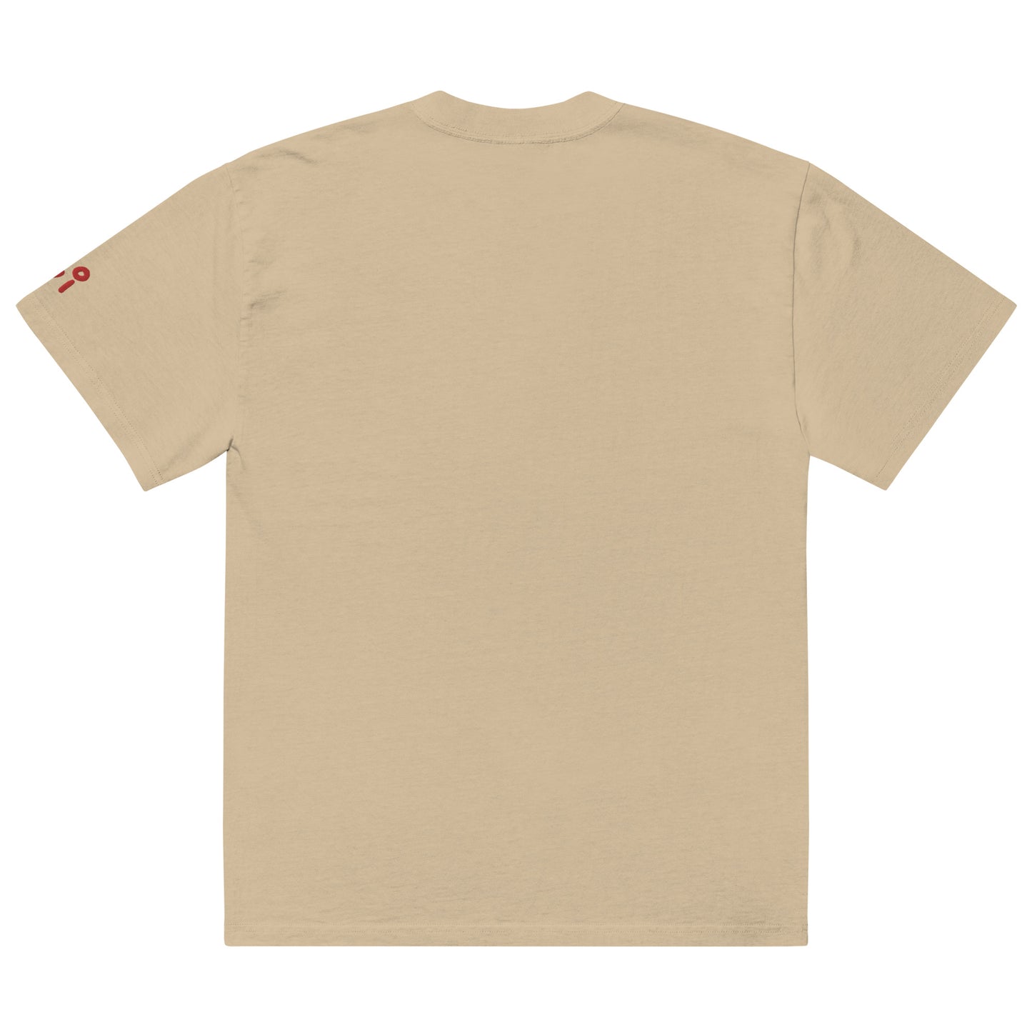 Whiskey Oversized faded t-shirt