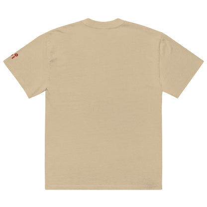 Whiskey Oversized faded t-shirt