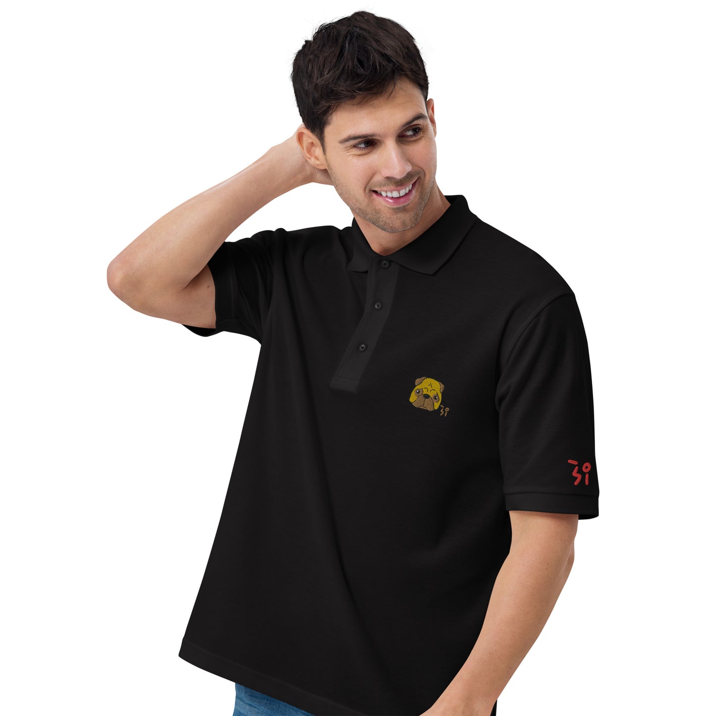 Pug Men's Premium Polo