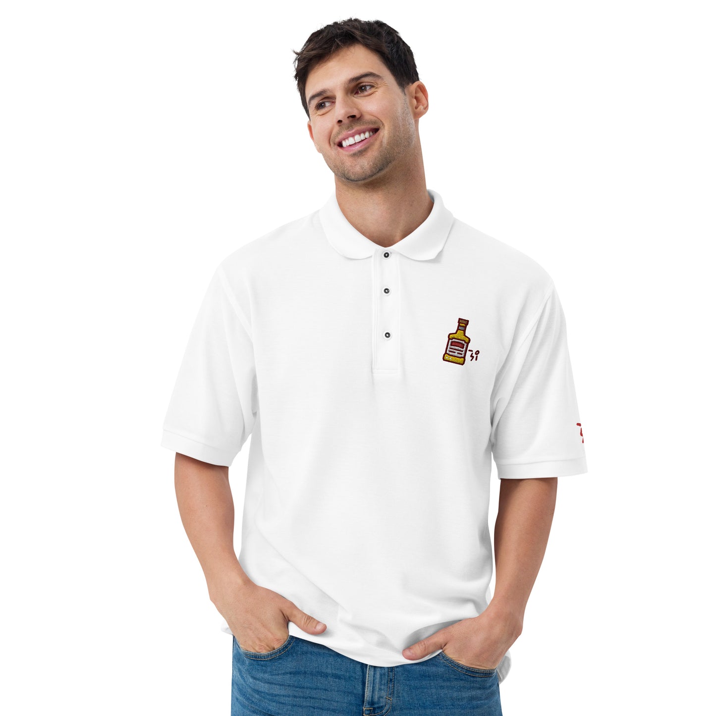 Whiskey Men's Premium Polo