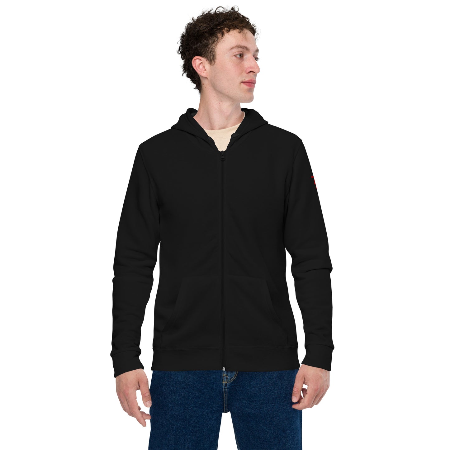Chinese quince Unisex basic zip hoodie
