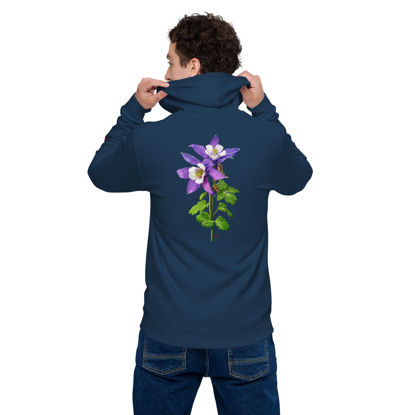 Columbine Unisex basic zip hoodie