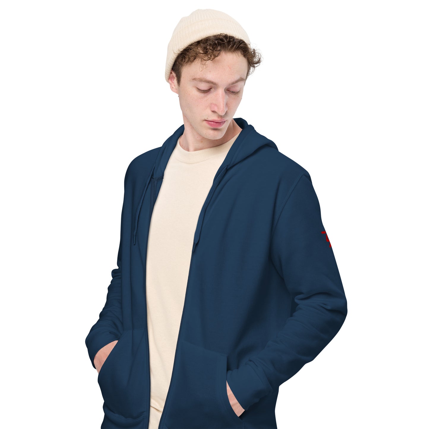 Chinese quince Unisex basic zip hoodie
