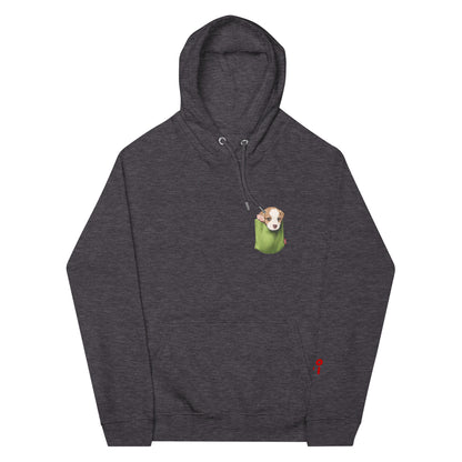 Jack Russell Terrier Unisex eco raglan hoodie