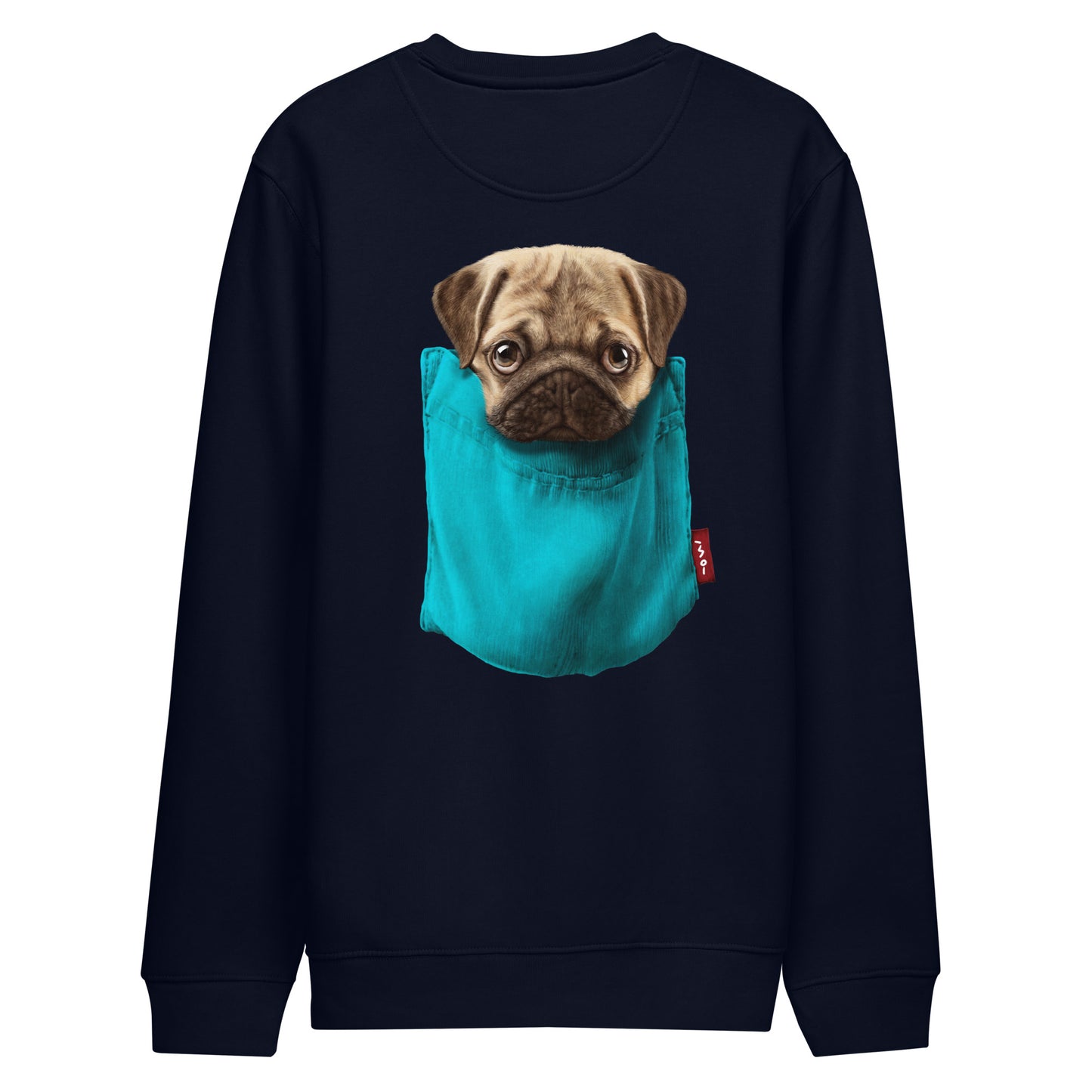 Pug Unisex eco sweatshirt