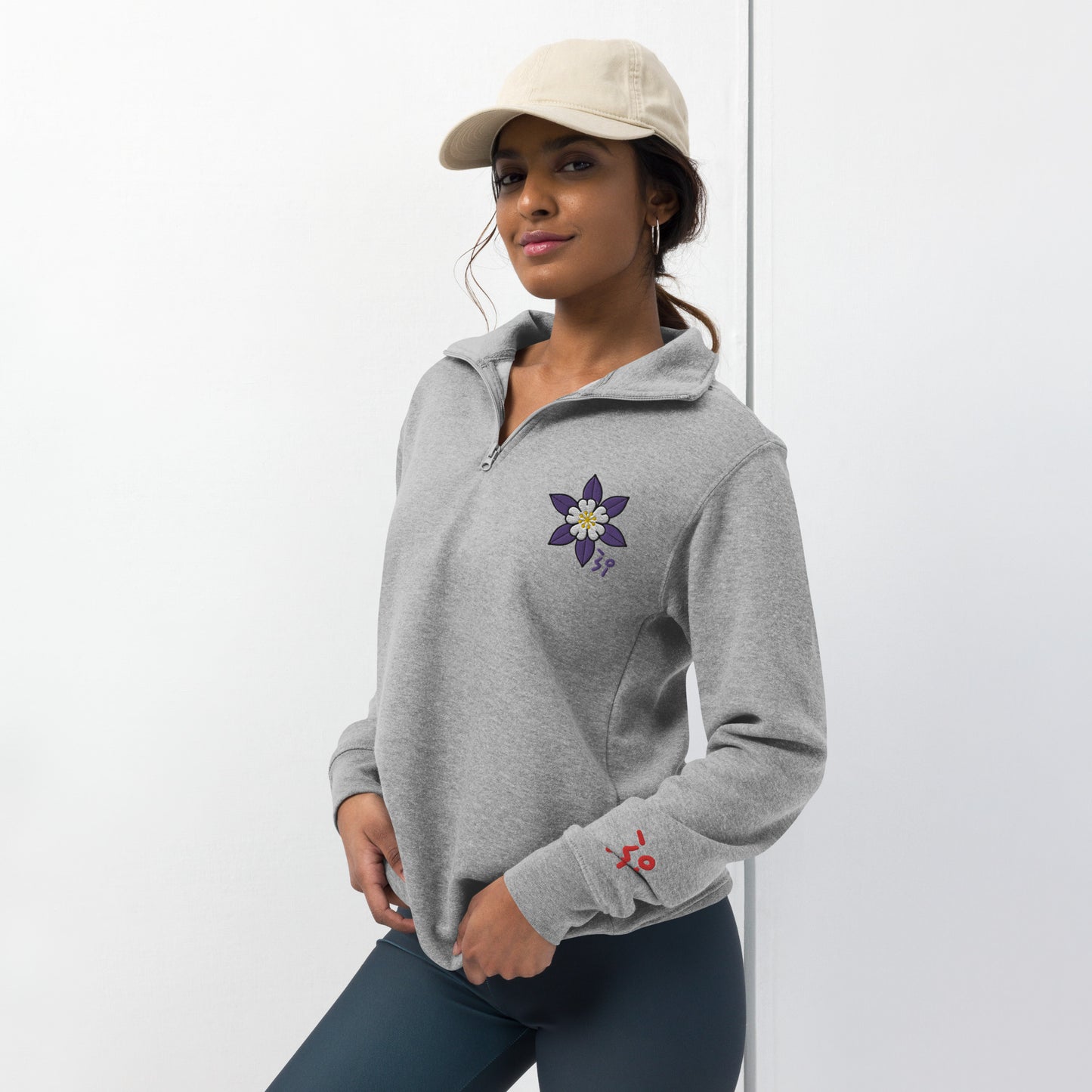 Columbine Unisex fleece pullover