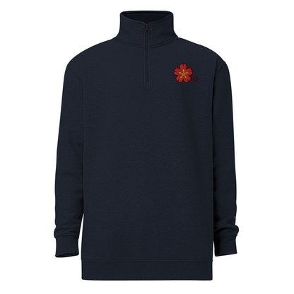 Chinese quince Unisex fleece pullover