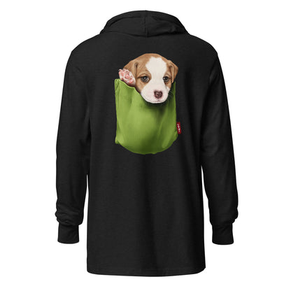 Jack Russell Terrier Hooded long-sleeve tee