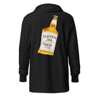 Whiskey Hooded long-sleeve tee