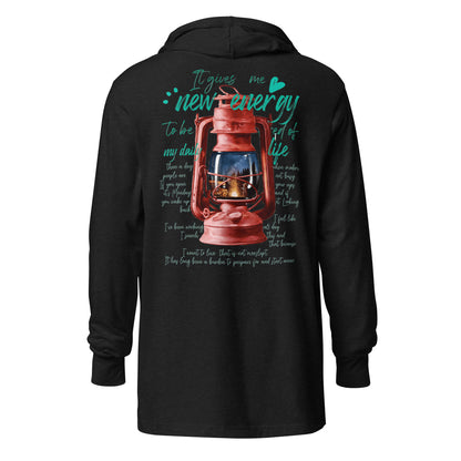 Camp lantern Hooded long-sleeve tee