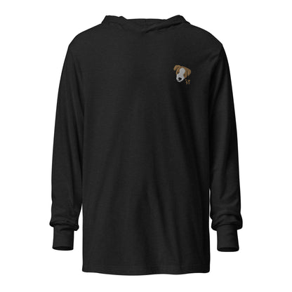 Jack Russell Terrier Hooded long-sleeve tee