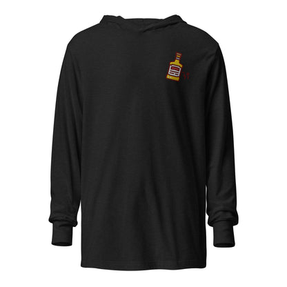 Whiskey Hooded long-sleeve tee