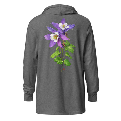 Columbine Hooded long-sleeve tee