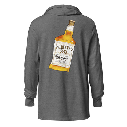 Whiskey Hooded long-sleeve tee