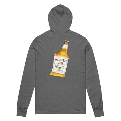 Whiskey Hooded long-sleeve tee