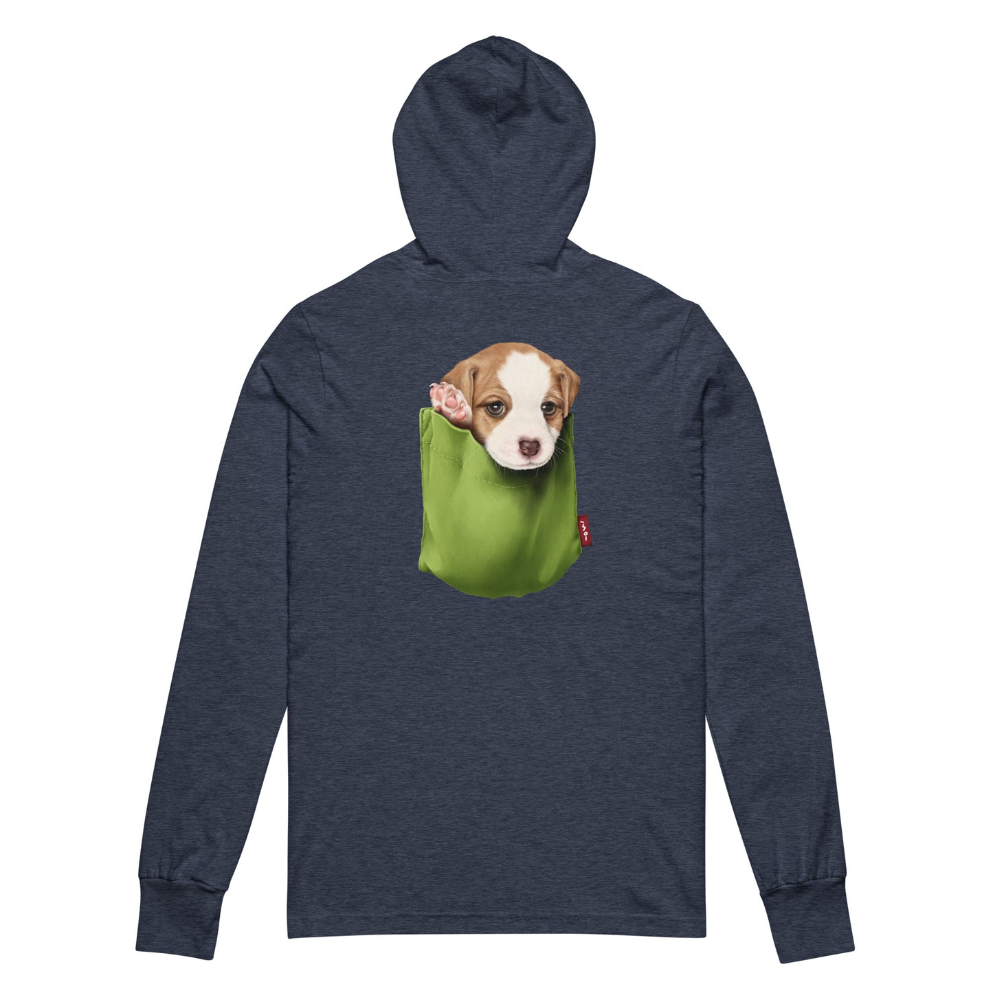 Jack Russell Terrier Hooded long-sleeve tee