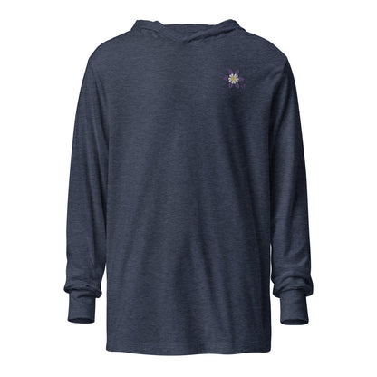 Columbine Hooded long-sleeve tee