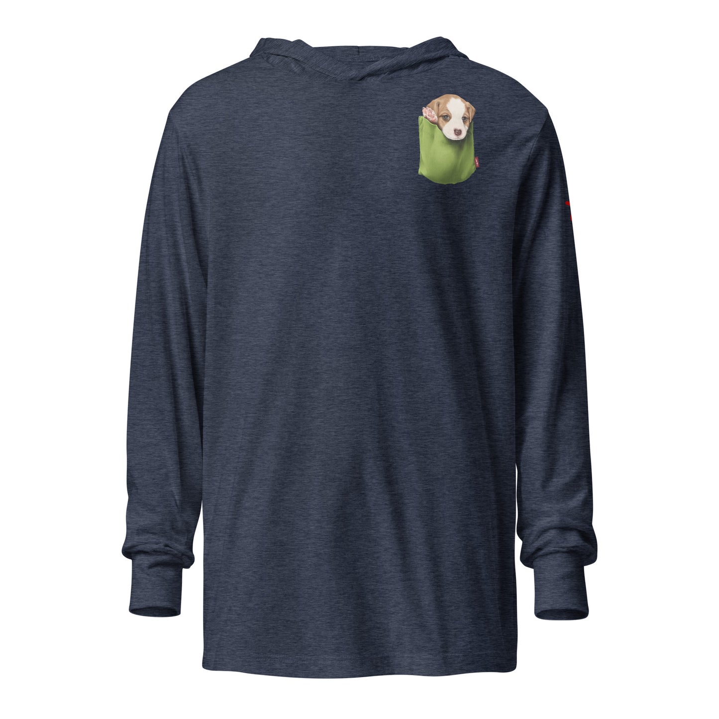 Jack Russell Terrier Hooded long-sleeve tee