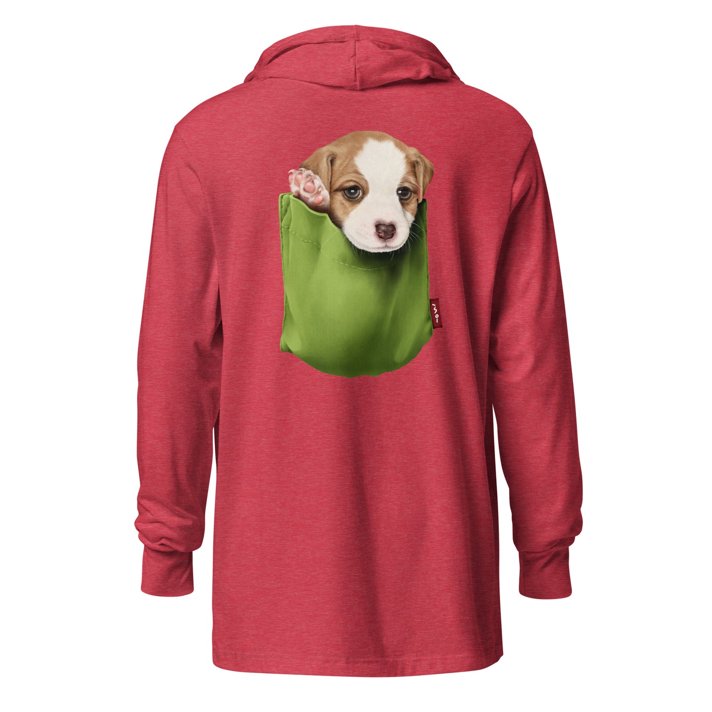 Jack Russell Terrier Hooded long-sleeve tee