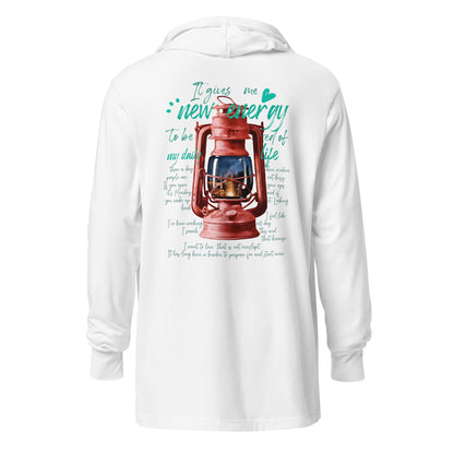 Camp lantern Hooded long-sleeve tee