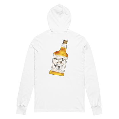 Whiskey Hooded long-sleeve tee