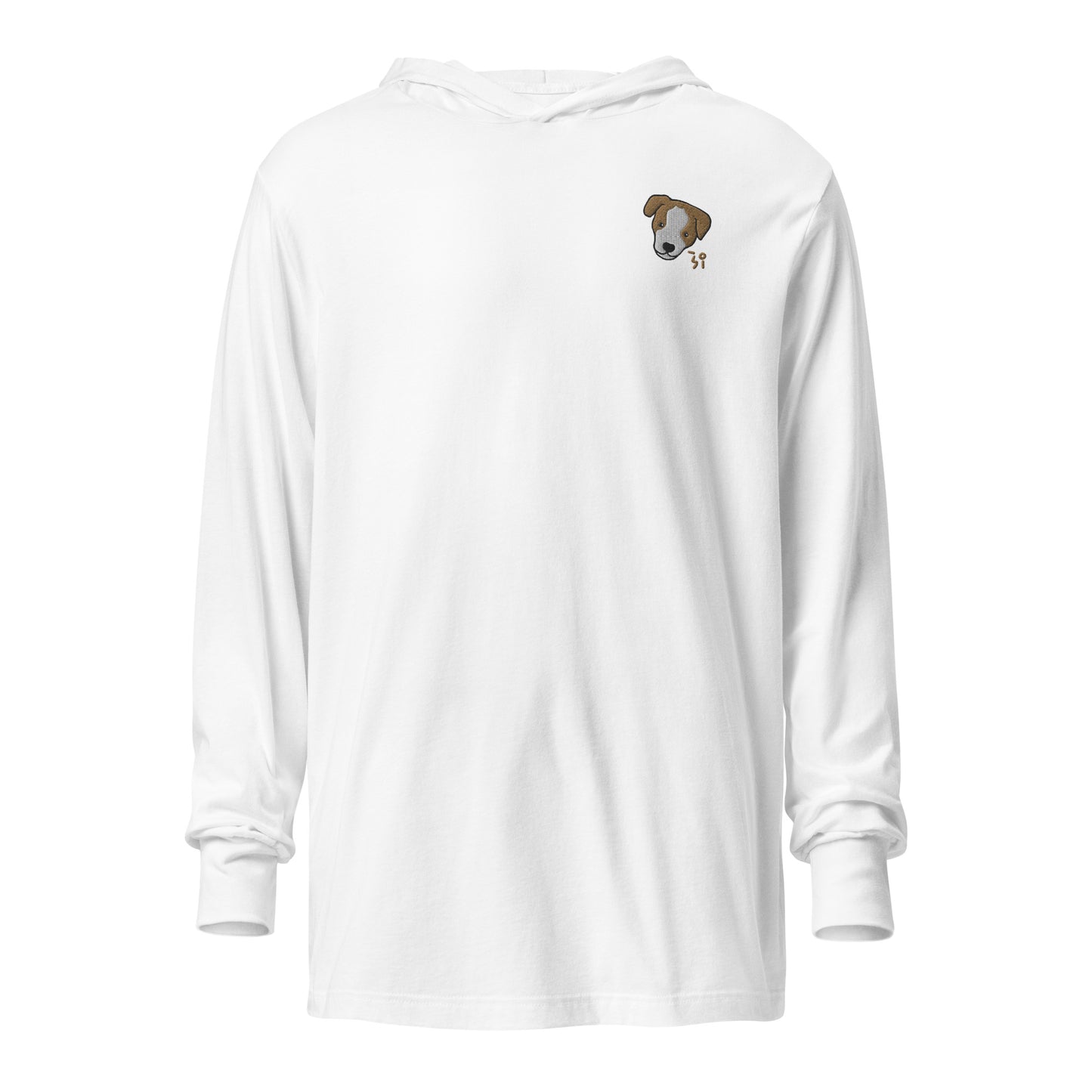 Jack Russell Terrier Hooded long-sleeve tee