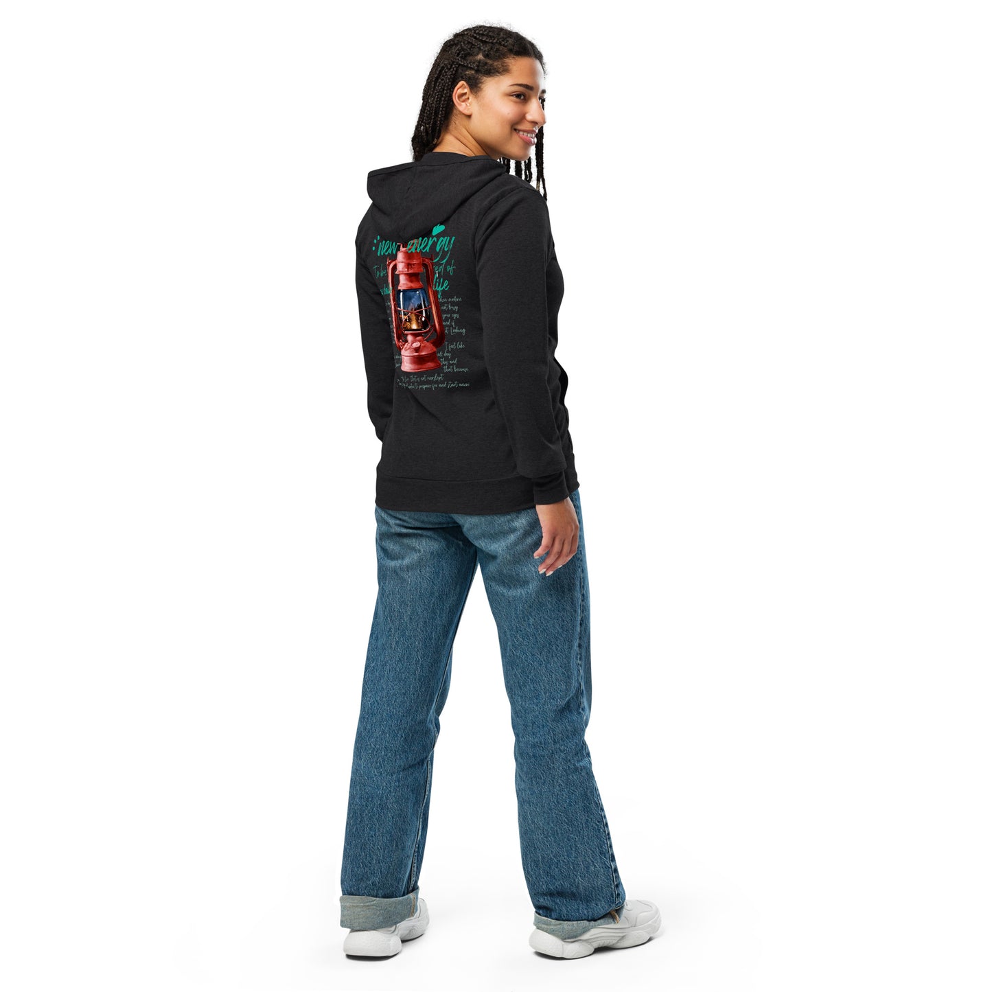 Camp lantern Unisex zip hoodie