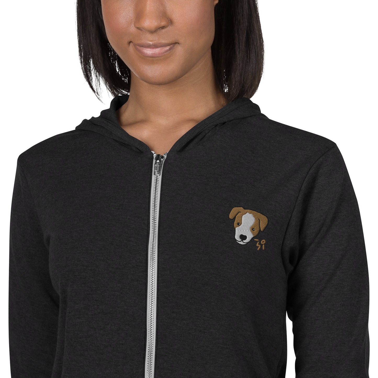 Jack Russell Terrier Unisex zip hoodie