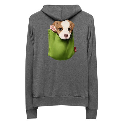 Jack Russell Terrier Unisex zip hoodie