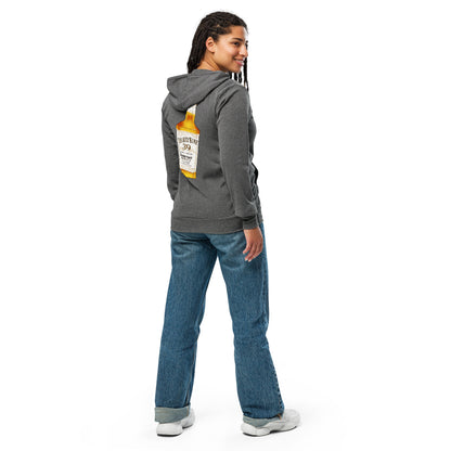 Whiskey Unisex zip hoodie