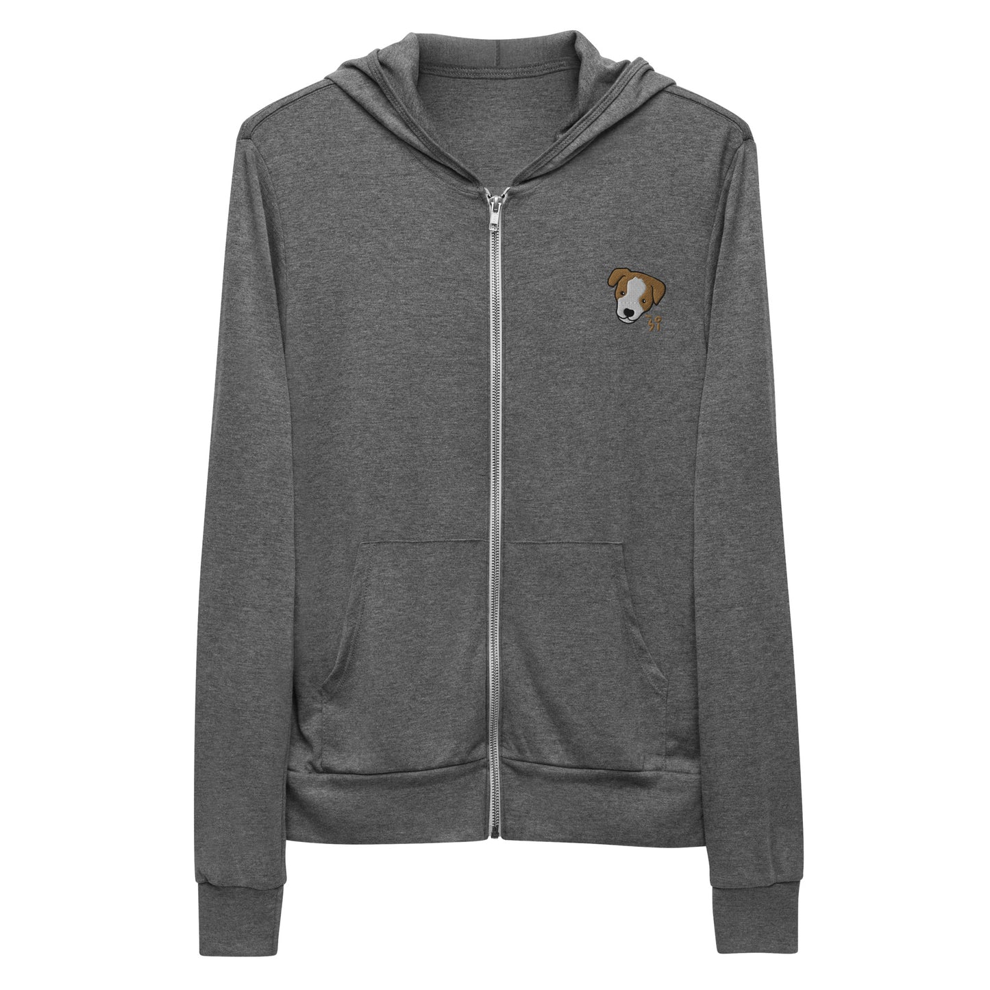 Jack Russell Terrier Unisex zip hoodie