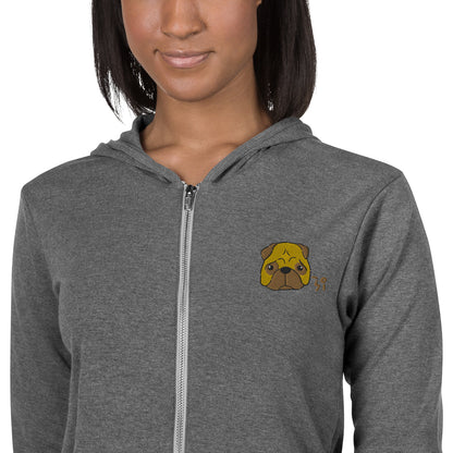 Pug Unisex zip hoodie