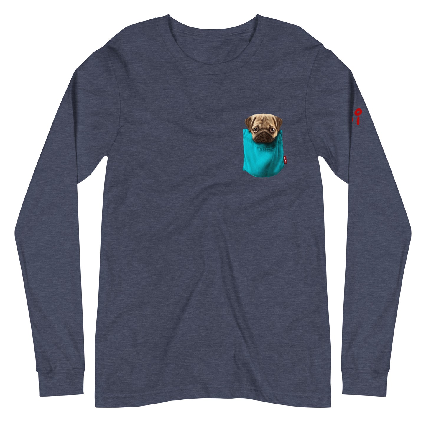 Pug Unisex Long Sleeve Tee