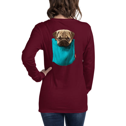 Pug Unisex Long Sleeve Tee